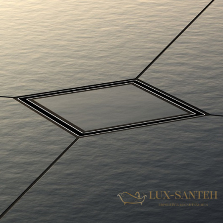 основа для плитки с монтажным элементом tece tecedrainpoint s 150 plate 3660011 в стальной рамке, нерж. сталь глянцевая