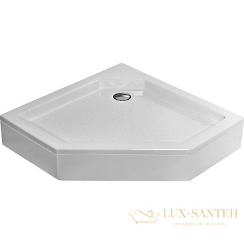 акриловый поддон rgw acrylic 16180500-11 для душа style-tr 100x100, белый
