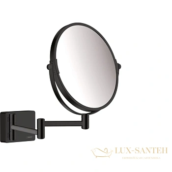 косметическое зеркало hansgrohe addstoris 41791670 черный, матовый