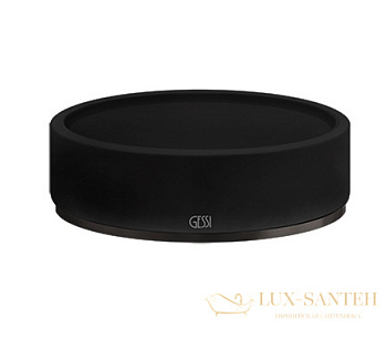 мыльница gessi 316 accessories 54726.299 настольная, black xl