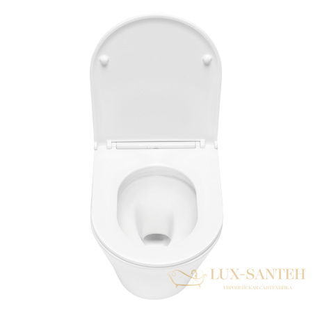 комплект tece basic k955203wcb с подвесным унитазом и панелью смыва tecespring v, белый глянцевый/хром