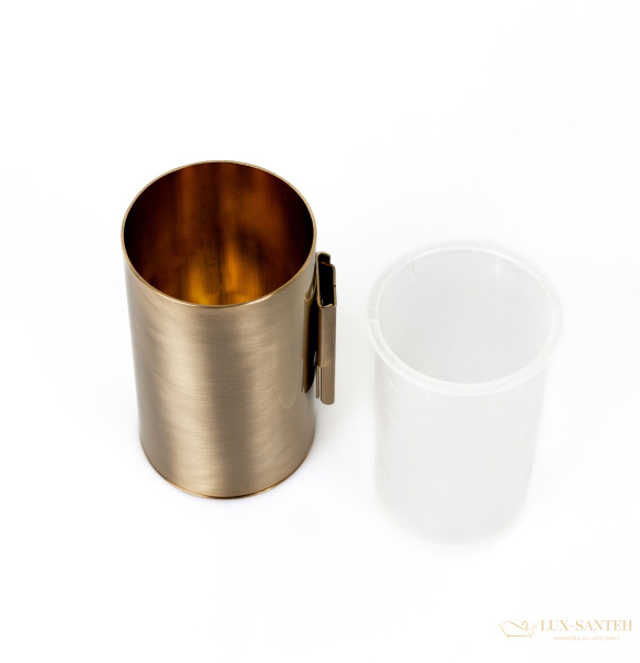 настенный металлический стакан stil haus hashi, hs10m(15), золото сатин