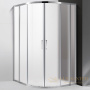 душевой уголок cezares molveno molveno-r-22-100+20-p-cr 120х120 профиль хром, стекло рифленое