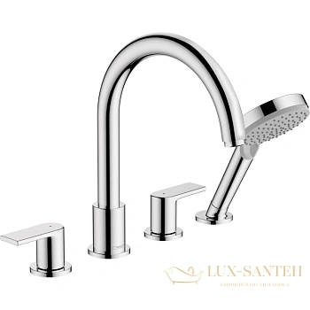 смеситель на край ванны hansgrohe vernis shape 71459000, хром