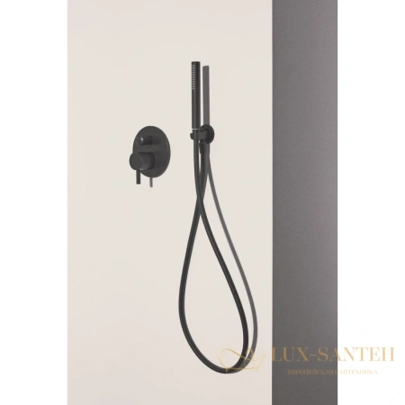 душевая лейка ideal standard idealrain bc774xg, черный матовый