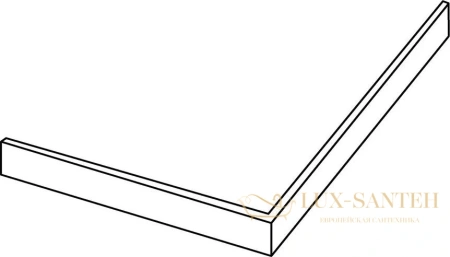 панель для поддона акватек 90x90 квадратная ekr-f0000065