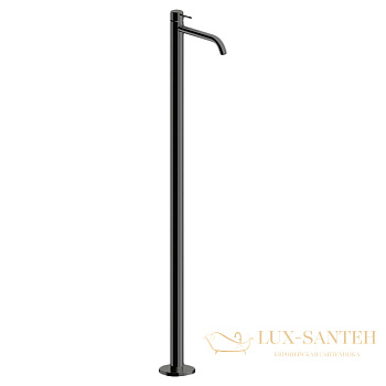 смеситель для раковины напольный almar freestanding e214007.ab, черный хром брашированный pvd