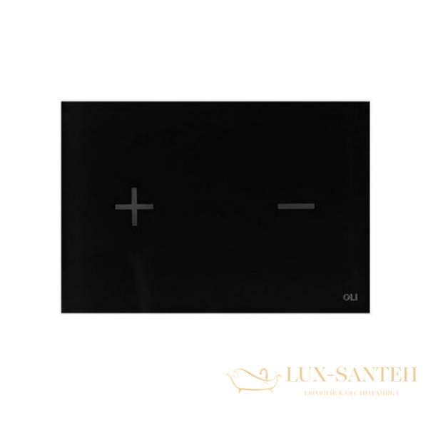 смывная клавиша oli glassy 878850 сенсорная, черный