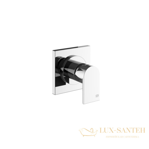 смеситель встраиваемый для душа на 1 выход gessi emporio via manzoni, 38722.031, внешняя часть, хром