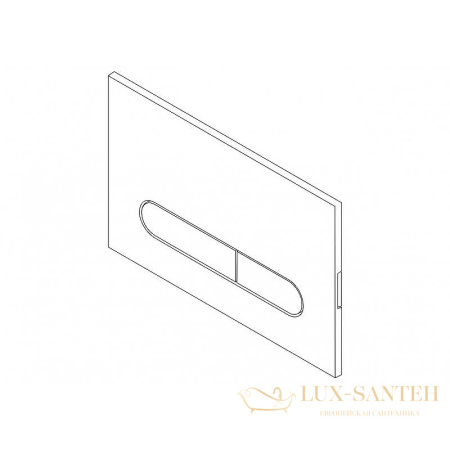 клавиша смыва belbagno prospero bb005-pr-chrome, хром глянцевый