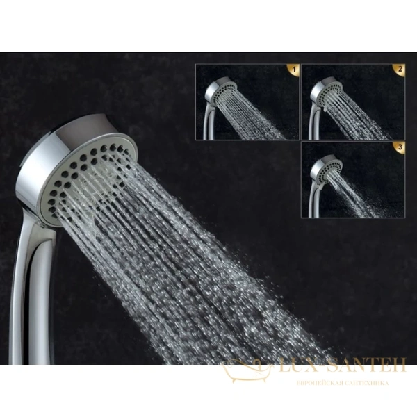 смеситель d&k venice.baciano da1033259 для ванны, золотой/черный матовый