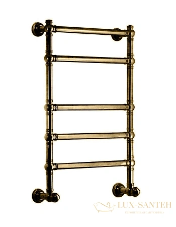 полотенцесушитель водяной margaroli armonia 9-464-5 94645505rb, высота 93 см, ширина 66.5 см, rubb. тосканская бронза