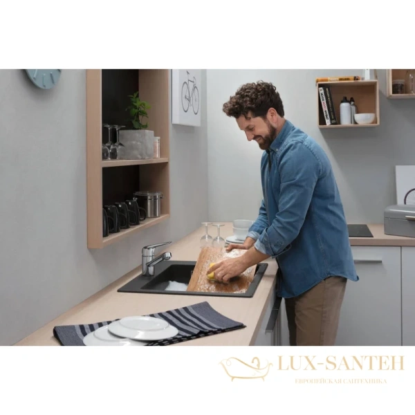 смеситель для кухни hansgrohe focus m42 71808000 хром