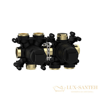 встраиваемая часть almar modular e186902, термостатического смесителя на 3 выхода, горизонтальный монтаж