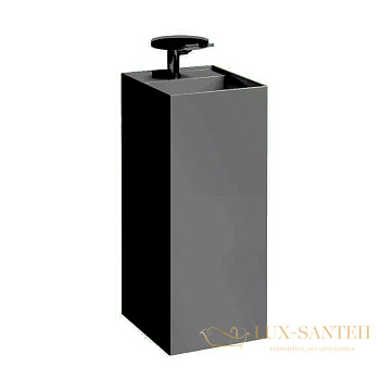 раковина laufen kartell by 8.1133.1.020.111.1 напольная 38 см, черный глянцевый