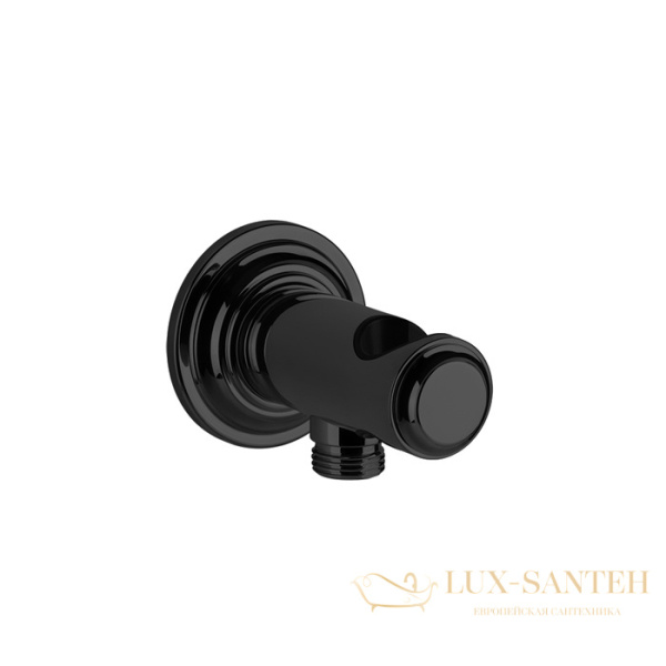 подключение для душевого шланга gessi venti20 65161.299 с держателем душа, black xl