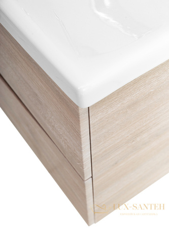 тумба под раковину belbagno marino-cer marino-cer-1000-2c-so-rg-p 100 см подвесная, rovere grigio