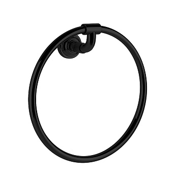 полотенцедержатель-кольцо gessi venti20 65509.299 22 см, черный матовый