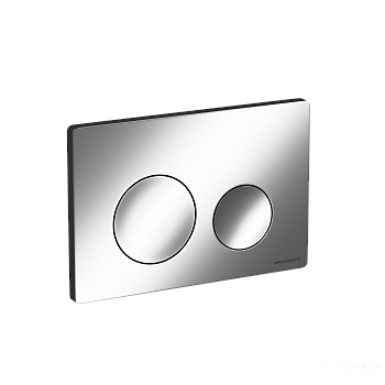 панель смыва ceramica nova balance circle cn12-001m для инсталляции, хром матовый