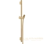 штанга для душа 65 см со шлангом hansgrohe unica 28632140, шлифованная бронза