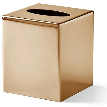 контейнер для бумажных салфеток 3sc metal tonda met71agdrm, розовое золото матовый