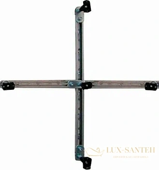 каркас с ножками для smc поддона cezares tray-m-r-90-ml, хром