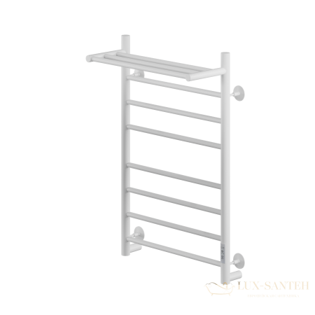 полотенцесушитель электрический кабельный ника way-2 80/50 с полкой белый матовый u