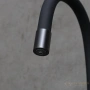 смеситель для кухни lemark expert lm5083bl-black, с гибким изливом и подключением к фильтру с питьевой водой, черный матовый