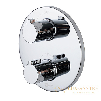 термостат для душа встраиваемый lemark yeti lm7823c, 1 потребитель, хром