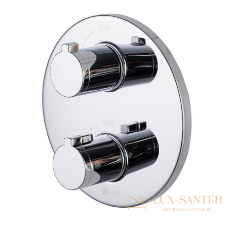 термостат для душа встраиваемый lemark yeti lm7823c, 1 потребитель, хром
