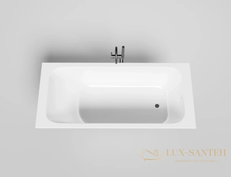 ванна salini orlanda 102022m s-stone 180x80 см, белый