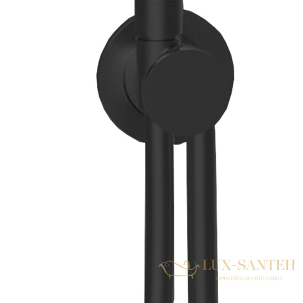 держатель ручного душа almar modular e192000.mb, со шлангом и шланговым подключением, черный матовый