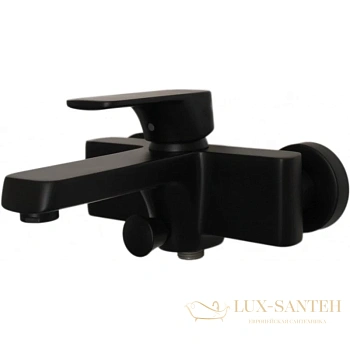 смеситель для ванны с душем d&k berlin.technische da1433225, черный матовый