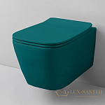 Чаша подвесного унитаза ArtCeram A16 Rimless ASV003 43 00 безободковая, Green Foresta Matt