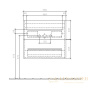 тумба под раковину villeroy & boch avento a88900pn 580x514x452 мм, elm impresso