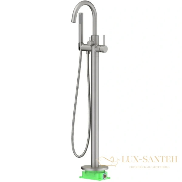 смеситель timo saona 2310/18y-cr напольный для ванны, черное золото