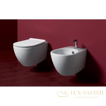 унитаз подвесной безободковый rimless simas vignoni, vi18bi, 56*36,5см, без крепежа f85, цвет белый