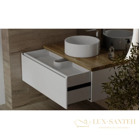 тумба jorno solis sol.01.100/p/w 100,2 см, белый матовый 