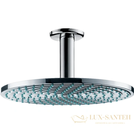 верхний душ hansgrohe raindance s 240 1jet ecosmart 9 л/мин с потолочным подсоединением хром 27463000