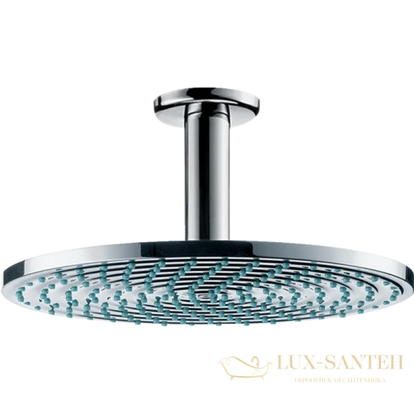 верхний душ hansgrohe raindance s 240 1jet ecosmart 9 л/мин с потолочным подсоединением хром 27463000