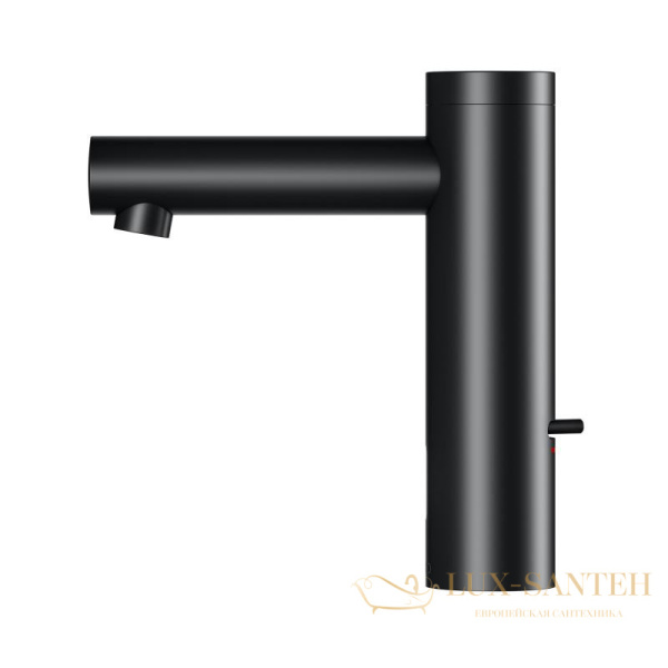 сенсорный смеситель для раковины keuco ixmo, 59511371100, черный матовый