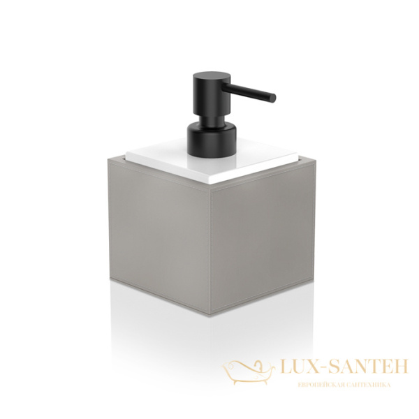 дозатор для жидкого мыла 400 мл, настольный, decor walther brownie ssp, 0937249, серый/черный
