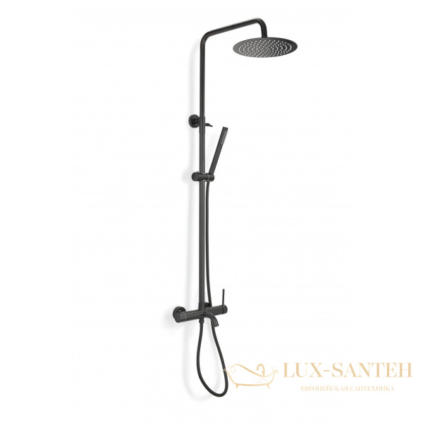 душевая система для ванны milacio ultra mcu.151.mb, черный матовый