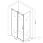 душевой уголок berges gelios 061019 120х90 см