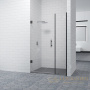 душевая дверь rgw hotel 350601209-14 ho-012-b 90, профиль черный, стекло прозрачное
