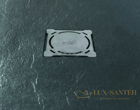 душевой поддон rgw stone tray 16152099-02 из искусственного камня st-g 90x90, графит