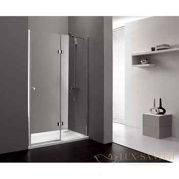 душевая дверь cezares verona-b-12 verona-w-b-12-120-p-cr-r распашная 120 см, стекло рифленое