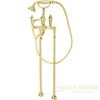 смеситель cezares first first-vdp-03/24-m для ванны, золото 24 карата