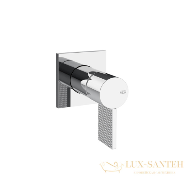 смеситель для душа встраиваемый gessi inverso diamantato 73609.031, 1 выход, хром