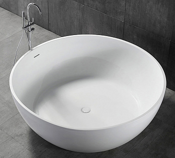 акриловая ванна abber ab9279, цвет белый